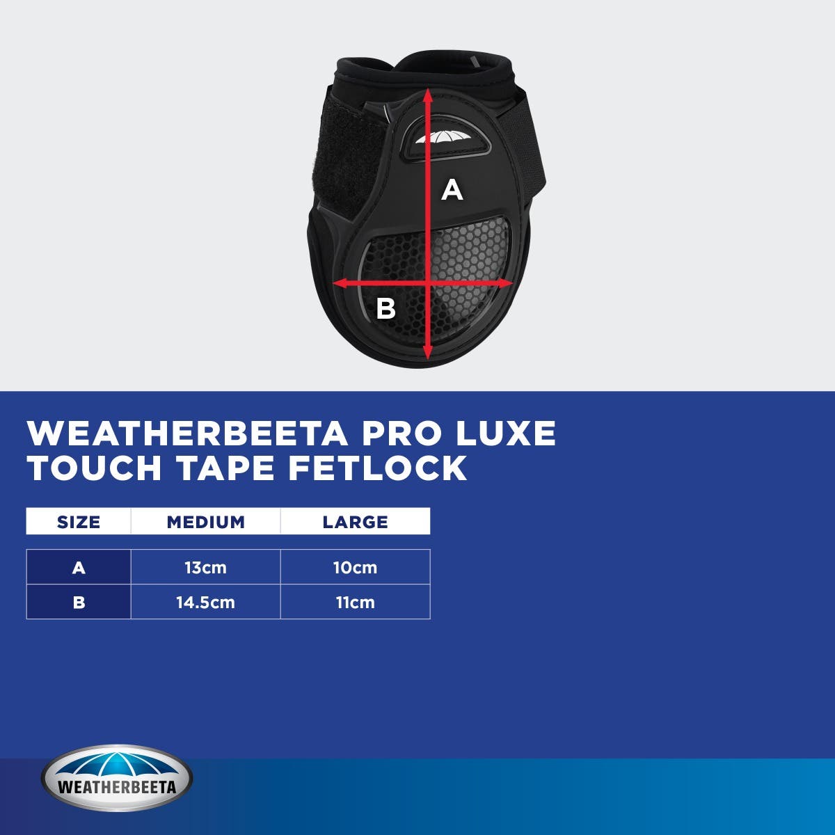 WeatherBeeta Pro Luxe Touch Tape Fetlock