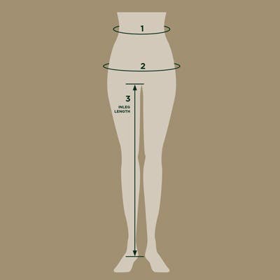 How to measure women's legwear